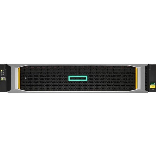 HPE MSA 2060 10GbE iSCSI SFF Storage - 24 x HDD Supported - 0 x HDD Installed - 24 x SSD Supported - 0 x SSD Installed - 2 x 12Gb/s SAS Controller - RAID Supported - 24 x Total Bays - 24 x 2.5" Bay - 10 Gigabit Ethernet - iSCSI - 2U - Rack-mountable