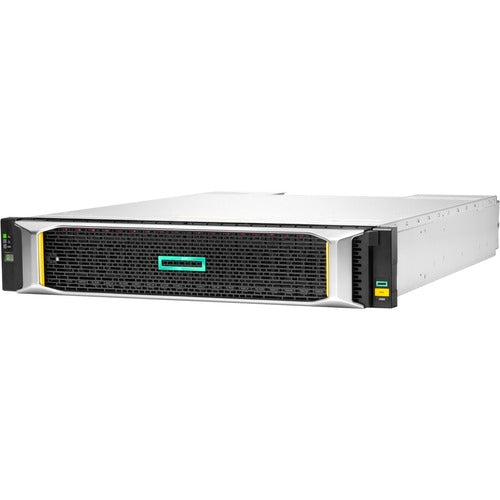 HPE MSA 2062 10GBASE-T iSCSI SFF Storage - 24 x HDD Supported - 24 x SSD Supported - 2 x SSD Installed - 3.84 TB Total Installed SSD Capacity - Clustering Supported - 2 x Controller - 24 x Total Bays - 24 x 2.5" Bay - 10 Gigabit Ethernet - iSCSI - 8 iSCS