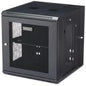 StarTech.com 12U 19" Wall Mount Network Cabinet - 20" Deep Hinged Locking IT Data Enclosure - Flexible Vented Rack w/Shelf - Switch Depth - 12U 19" wall mount network cabinet - switch depth rack enclosure- 180Â° hinged design - Lockable access to front re