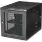 StarTech.com 12U 19" Wall Mount Network Cabinet - 24" Deep Hinged Vented Server Room Enclosure Locking Flexible IT Equipment Rack w/Shelf - 12U 19" wall mount network cabinet - switch depth rack enclosure- 180Â° hinged design - Lockable access to front re