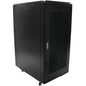 Startech Directship StarTech.com 25U AV Rack Cabinet - 36in - Portable Server / IT Computer Equipment Cabinet - Free Standing Data Rack w/ Casters (RK2536BKF) - Easy to transport and quick assemble 25U secure server rack cabinet - 25u enclosed rack - 25u