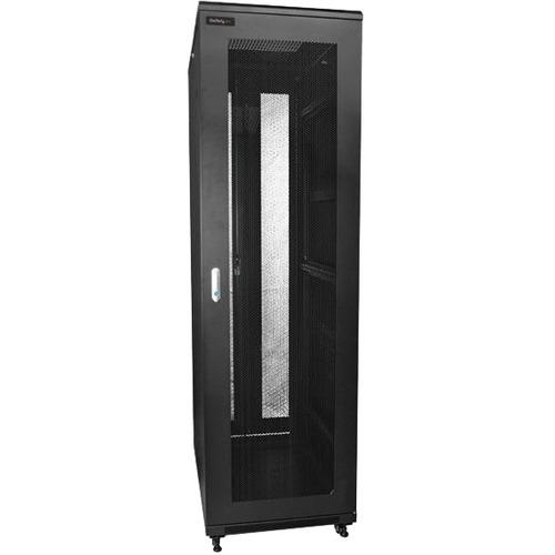 StarTech.com 42U Server Rack Cabinet - 4-Post Adjustable Depth (5.9" to 36.4") IT Network Equipment Rack Enclosure with Casters - 2000lbs (RK4236BKB) - Mount your server or networking equipment in this 42U server cabinet - 42U rack - Equipment rack - 42U