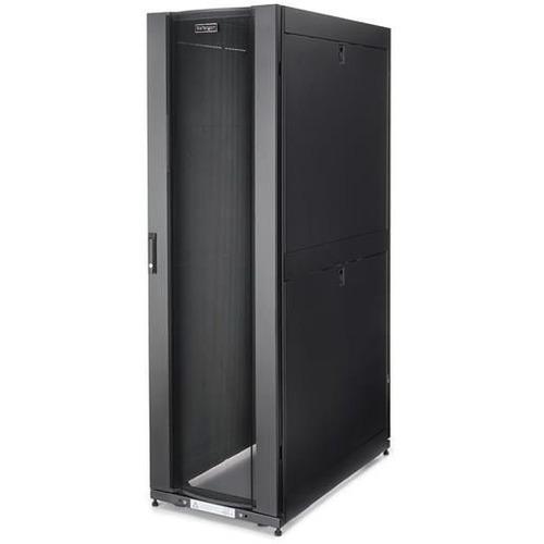 StarTech.com 42U 19" Server Rack Cabinet /4 Post Adjustable Deep 3-35" Mobile Locking Vented IT/Data Network Equipment Enclosure w/Casters - 4 Post 42U 19in Server rack cabinet w/casters/levelling feet EIA/ECA-310-E - Adjustable 3-35in/ 3315lb stationary