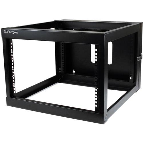 StarTech.com 6U 22in Depth Hinged Open Frame Wallmount Server Rack - Wall-mount your server or networking equipment with a hinged rack design for easy access and maintenance - 6u wall mount rack - 6u wall mount rack - wall mount open rack - wall mount se
