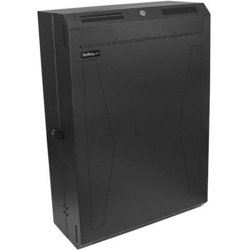 StarTech.com 6U Vertical Server Cabinet - Wallmount Network Cabinet - 30 in. depth - Vertically wall-mount your server or networking equipment to a wall with this 6U network cabinet - Wall Mount Server Rack Cabinet - Vertical Server Cabinet - Network Rac
