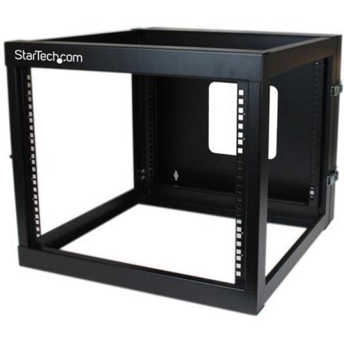 StarTech.com 8U 22in Depth Hinged Open Frame Wallmount Server Rack - Wall-mount your server or networking equipment with a hinged rack design for easy access and maintenance - 8u wall mount rack - 8u wall mount rack - wall mount open rack -wall mount ser