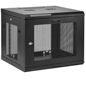 StarTech.com 9U Wallmount Server Rack Cabinet - Wallmount Network Cabinet - Up to 19 in. Deep - Use this wall-mount network cabinet to mount your equipment to the wall - 9U wall mount server cabinet - Wall mount network rack cabinet - 9U wall mount rack