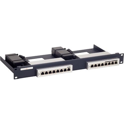 Rackmount It RACKMOUNT.IT UB-RACK Rack Mount for Switch, Power Supply - Metallic Dark Blue