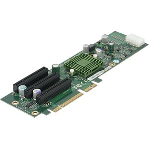 Super Micro Supermicro PCI-E x8 Left Slot Riser Card - 3 x PCI Express x8 - PCI Express x8 - 2U Chasis