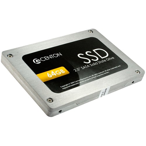Centon RSSD64GS2.5-C-M.R 64 GB Solid State Drive - 2.5" Internal - SATA (SATA/300) - 155 MB/s Maximum Read Transfer Rate - Hot Swappable - Lifetime Warranty