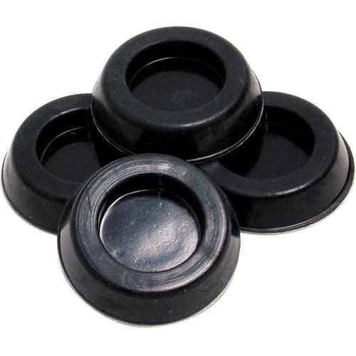 StarTech.com 1-1/4in Dia. Self-Adhesive Rubber Feet for PC Cases - 4 Pack - of 1.25 Diameter - Circle - Self-adhesive - Rubber - 4 / Pack