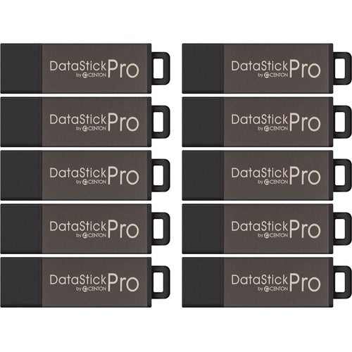 Centon ValuePack USB 2.0 Datastick Pro (Grey), 8GB 50 Pack - 8 GB - USB 2.0 - Gray - 5 Year Warranty - 50 Pack - TAA Compliant