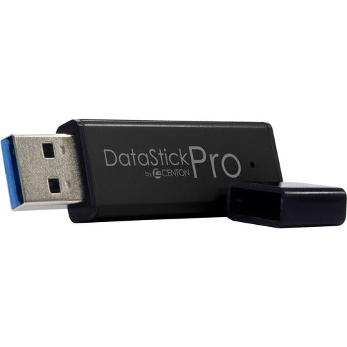 Centon MP Essential USB 3.0 Datastick Pro (Black) 256GB - 256 GB - USB 3.0 - 90 MB/s Read Speed - 20 MB/s Write Speed - Black - 1 / Pack