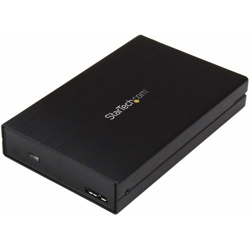 StarTech.com 2.5" USB-C Hard Drive Enclosure - USB 3.1 Type C - with USB-C and USB-A Cable - USB 3.0 HDD Enclosure - Store and access data on a 2.5in SATA drive, with support for high-capacity drives up to 15 mm in height - 2.5" SATA SSD HDD hard drive e