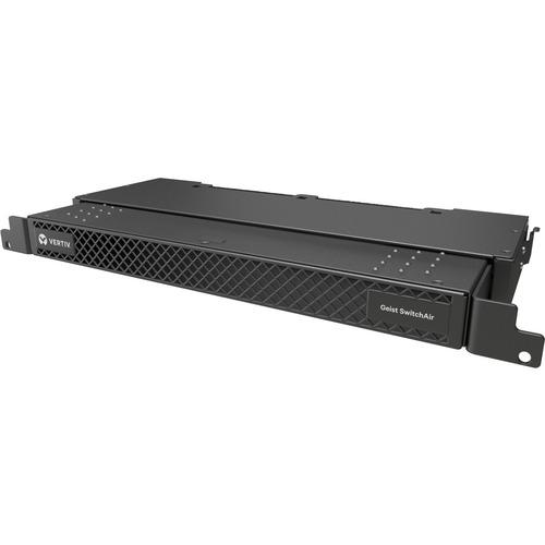 Vertiv Geist SwitchAir Airflow Cooling System - Rack-mountable - Black Powder Coat - IT - Black Powder Coat - Air Cooler - 1U