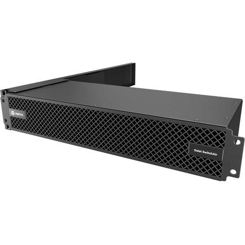 Vertiv Geist SwitchAir Airflow Cooling System - Rack-mountable - Black Powder Coat - IT - Black Powder Coat - Air Cooler - 2U
