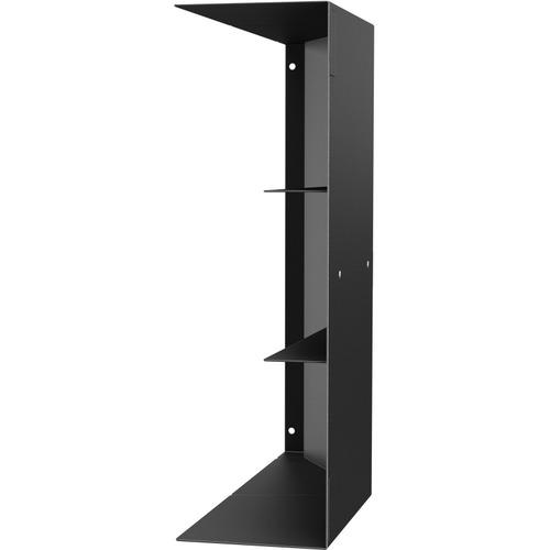 Vertiv Geist SwitchAir SA1-09001 Airflow Diversion/Port Side Exhaust - For LAN Switch - 9U Rack Height - Rack-mountable - Black Powder Coat