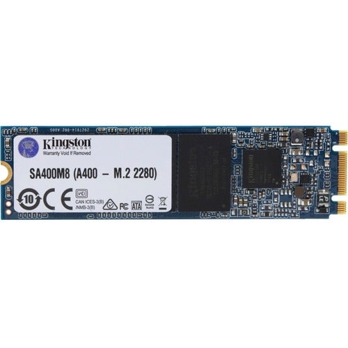 Kingston A400 120 GB Solid State Drive - M.2 2280 Internal - SATA (SATA/600) - 40 TB TBW - 500 MB/s Maximum Read Transfer Rate - 3 Year Warranty