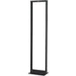Eaton Two Post Rack with Six-Inch Uprights (Unassembled) - 45U Rack Height x 18.80" (477.52 mm) Rack Width - Black - 544.31 kg Static/Stationary Weight Capacity