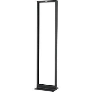 Eaton Two Post Rack with Six-Inch Uprights (Unassembled) - 45U Rack Height x 18.80" (477.52 mm) Rack Width - Black - 544.31 kg Static/Stationary Weight Capacity