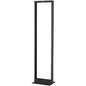 Eaton Two Post Rack with Three-Inch Uprights (Unassembled) - 45U Rack Height x 18.30" (464.82 mm) Rack Width - Black - 544.31 kg Static/Stationary Weight Capacity