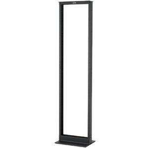 Eaton Two Post Rack with Three-Inch Uprights (Unassembled) - 45U Rack Height x 18.30" (464.82 mm) Rack Width - Black - 544.31 kg Static/Stationary Weight Capacity