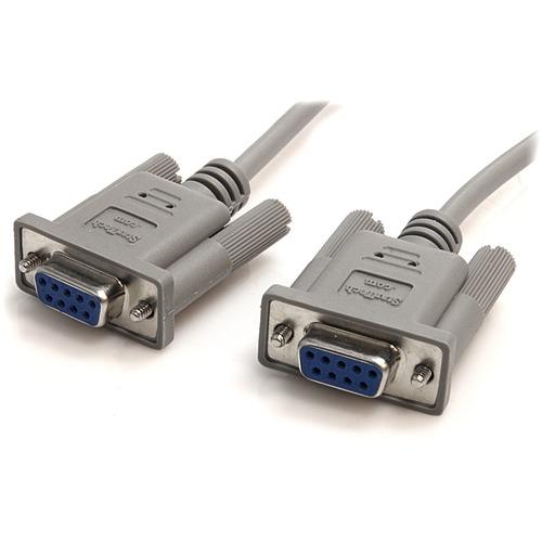 StarTech.com StarTech.com Serial Null modem cable - DB-9 (F) - DB-9 (F) - 3 m - Transfer files via serial connection - 10ft null modem cable - 10ft null modem serial cable - 10ft rs232 null modem cable