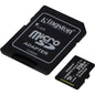 Kingston Canvas Select Plus 256 GB Class 10/UHS-I (U3) V30 microSDXC - 1 Pack - 100 MB/s Read - 85 MB/s Write - Lifetime Warranty