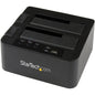 StarTech.com eSATA / USB 3.0 Hard Drive Duplicator Dock - Standalone HDD Cloner with SATA 6Gbps for fast-speed duplication - Clone a 2.5in/3.5in SATA drive without a host computer connection, or dock the drives over USB 3.0 or eSATA for easy access - Clo
