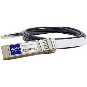 Add-On Computer AddOn SFP-H10GB-ACU1M-AO Twinaxial Network Cable - 3.3 ft Twinaxial Network Cable for Network Device - SFP+ Network - SFP+ Network - 10 Gbit/s