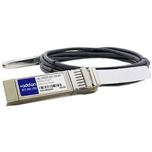 Add-On Computer AddOn Cisco SFP-H10GB-CU.5M Compatible 10GBase-CU SFP+ to SFP+ Direct Attach Cable (Passive Twinax, 0.5m) - 16.4 ft Twinaxial Network Cable for Network Device - First End: 1 x SFP+ Network - Second End: 1 x SFP+ Network - 10 Gbit/s - TAA