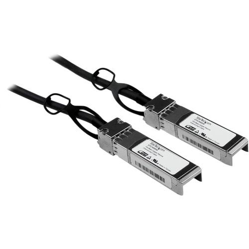 StarTech.com StarTech.com 5m 10G SFP+ to SFP+ Direct Attach Cable for Cisco SFP-H10GB-CU5M - 10GbE SFP+ Copper DAC 10 Gbps Passive Twinax - 100% Cisco SFP-H10GB-CU5M Compatible 5m 10G direct attach cable - 10 Gbps Passive Twinax Copper Low Power 2x SFP+