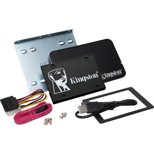Kingston KC600 512 GB Solid State Drive - 2.5" Internal - SATA (SATA/600) - 3.5" Carrier - Desktop PC, Notebook Device Supported - 300 TB TBW - 550 MB/s Maximum Read Transfer Rate - 256-bit Encryption Standard - 5 Year Warranty