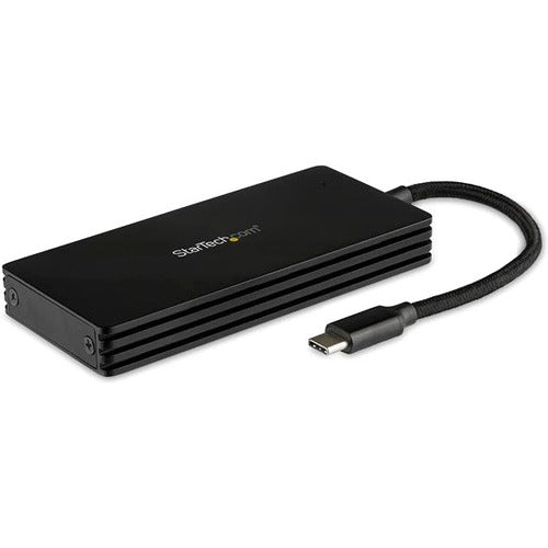 StarTech.com M.2 SSD Enclosure for M.2 SATA Drives - USB 3.1 Gen 2 - M.2 External Enclosure for USB-C Laptop - M.2 SATA USB Adapter - Turn your M.2 NGFF SATA drive into high performance external storage for your USB Type-C laptop - M.2 SSD enclosure for