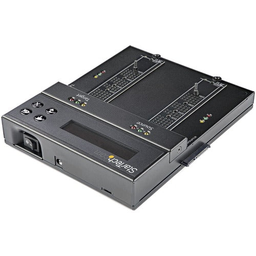 StarTech.com Standalone M.2 NVMe Duplicator and Eraser, External SSD/HDD Cloner/Wiper, M.2 PCIe AHCI/NVMe, M.2 SATA, 2.5"/3.5" SATA Drives - Standalone 1-1 M.2 NVMe duplicator/eraser supports M.2 PCIe NVMe | M.2 SATA AHCI | 2.5/3.5in SATA HDD/SSD - Clone