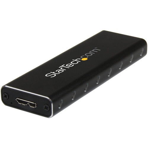StarTech.com M.2 SSD Enclosure for M.2 SATA SSDs - USB 3.0 (5Gbps) with UASP - External M.2 SSD Enclosure - Aluminum - Turn your M.2 SATA drive into an ultra-portable pocket drive w/ this M.2 external SSD enclosure - Works w/ USB 3.0 computers such as HP