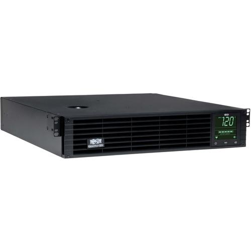 Tripp Lite SMART2200RMXLN UPS System with Pre-installed SNMPWEBCARD - 2U Rack/Tower - 4.50 Hour Recharge - 4.50 Minute Stand-by - 120 V AC Input - 120 V AC Output - 4 x NEMA 5-15R, 4 x NEMA 5-15/20R