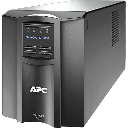 Schneider Electric APC by Schneider Electric Smart-UPS 1000VA LCD 120V US - Tower - 3 Hour Recharge - 6 Minute Stand-by - 110 V AC Input - 120 V AC Output - 8 x NEMA 5-15R