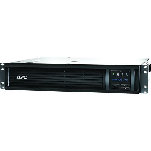 Schneider Electric APC by Schneider Electric Smart-UPS 750VA LCD RM 2U 230V with Network Card - 2U Rack-mountable - 3 Hour Recharge - 230 V AC Output