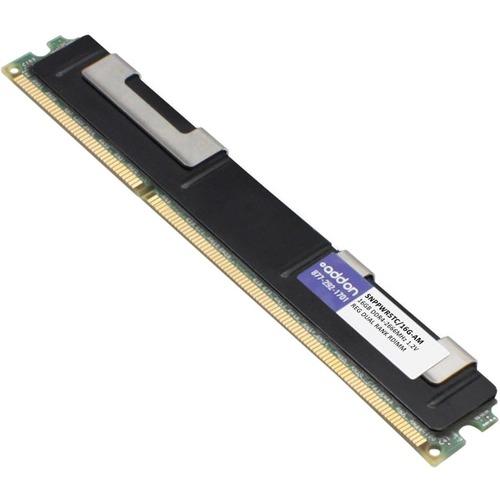 Add-On Computer AddOn 16GB DDR4 SDRAM Memory Module - 16 GB (1 x 16GB) - DDR4-2666/PC4-21333 DDR4 SDRAM - 2666 MHz - CL17 - 1.20 V - ECC - Registered - 288-pin - DIMM - Lifetime Warranty