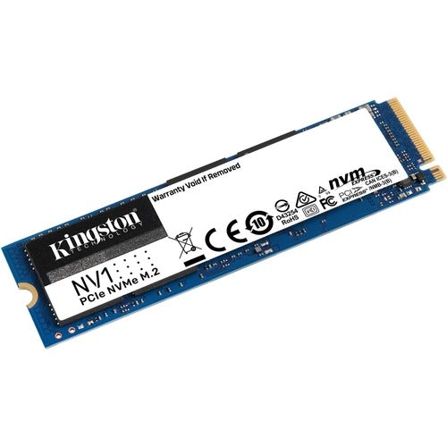 Kingston NV1 500 GB Solid State Drive - M.2 2280 Internal - PCI Express NVMe (PCI Express NVMe 3.0 x4) - Notebook, Desktop PC Device Supported - 120 TB TBW - 2100 MB/s Maximum Read Transfer Rate - 3 Year Warranty - Bulk