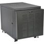 Tripp Lite SmartRack 12U Industrial Floor Enclosure (Includes Doors and Side Panels) - 12U Rack Height x 19" (482.60 mm) Rack Width x 32.50" (825.50 mm) Rack Depth - Floor Standing - 4 Fan(s) - Black - 453.59 kg Static/Stationary Weight Capacity