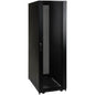Tripp Lite 42U Mid-Depth SmartRack Premium Enclosure (Includes Doors and Side Panels) - 42U Rack Height x 19" (482.60 mm) Rack Width - Black - 1020.58 kg Dynamic/Rolling Weight Capacity - 1360.78 kg Static/Stationary Weight Capacity