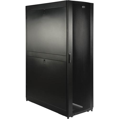 Tripp Lite 45U SmartRack Deep Premium Enclosure (Includes Doors and Side Panels) - 45U Rack Height x 19" (482.60 mm) Rack Width - Black - 1020.58 kg Dynamic/Rolling Weight Capacity - 1360.78 kg Static/Stationary Weight Capacity