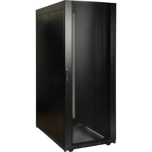 Tripp Lite 45U SmartRack Deep and Wide Premium Enclosure (Includes Doors and Side Panels) - 45U Rack Height x 19" (482.60 mm) Rack Width - Black - 1020.58 kg Dynamic/Rolling Weight Capacity - 1360.78 kg Static/Stationary Weight Capacity