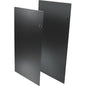 Tripp Lite 48U SmartRack Heavy-Duty Open Frame Side Panels with Latches - Black - 48U Rack Height - 2 Pack