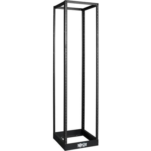 Tripp Lite 4-Post SmartRack SR4POST1224 Open Rack Frame - 45U Rack Height x 19" (482.60 mm) Rack Width - Black - Cold-rolled Steel (CRS) - 453.59 kg Static/Stationary Weight Capacity