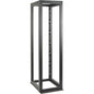 Tripp Lite SR4POST48HD Heavy-Duty 4-Post Open Frame Rack - 48U Rack Height x 19" (482.60 mm) Rack Width x 35.25" (895.35 mm) Rack Depth - Black Powder Coat - 1360.78 kg Dynamic/Rolling Weight Capacity - 1360.78 kg Static/Stationary Weight Capacity