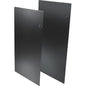 Tripp Lite 50U SmartRack Heavy-Duty Open Frame Side Panels with Latches - Black - 50U Rack Height - 2 Pack
