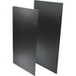 Tripp Lite 52U SmartRack Heavy-Duty Open Frame Side Panels with Latches - Black - 52U Rack Height - 2 Pack